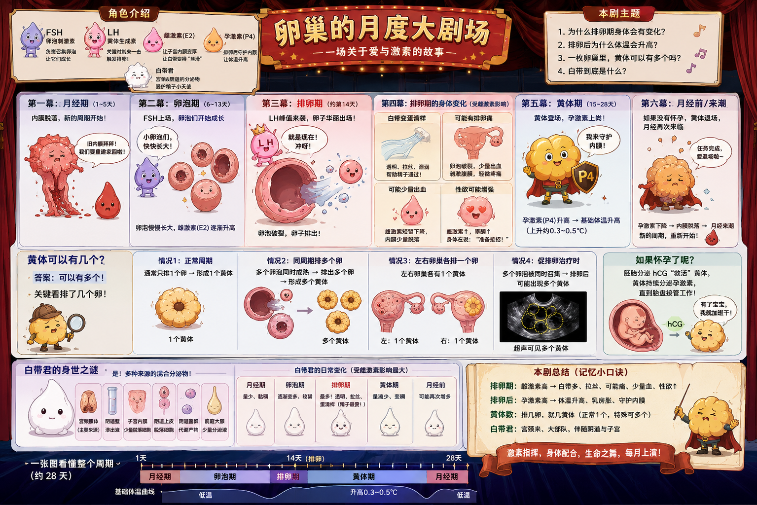 排卵期的变化